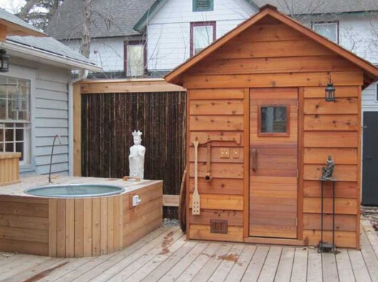 outdoor sauna kits