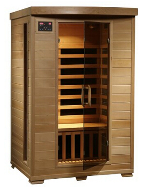 Radiant Saunas BSA2409 2-Person Hemlock Infrared Sauna with 6 Carbon Heaters