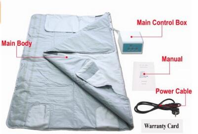 Best Sale Digital Far-Infrared (FIR) Heat Sauna Blanket with 3 Zone Controller