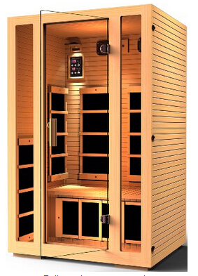 JNH Lifestyles 2 Person Far Infrared Sauna 7 Carbon Fiber Heaters