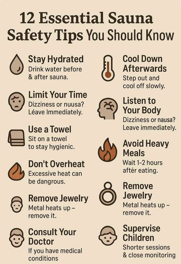 essential sauna safety tips