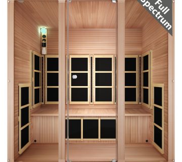 4-Person Full Spectrum Infrared Sauna